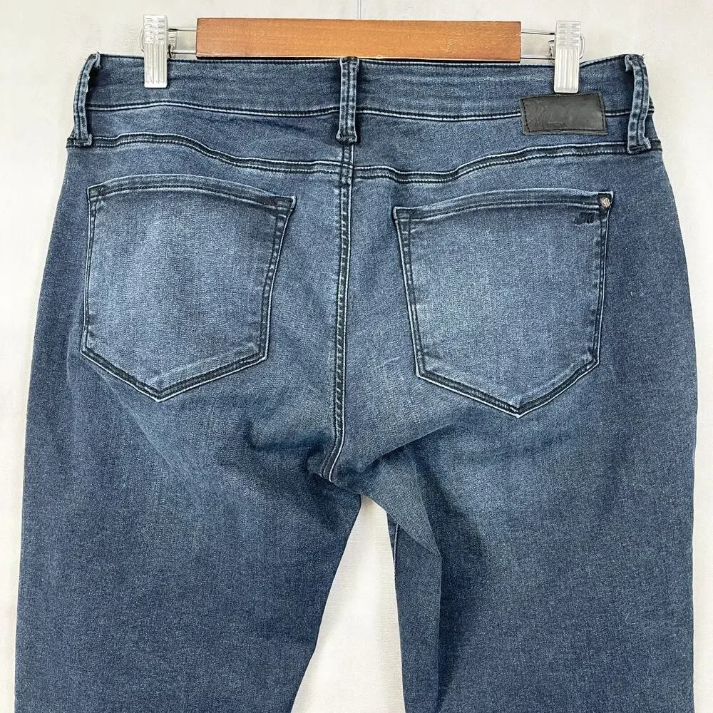 Mavi‎ Jeans Womens 31/30 Alexa Mid Rise Skinny Dark Wash Classic Stretch Ankle